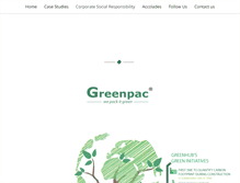 Tablet Screenshot of greenpac.com.sg